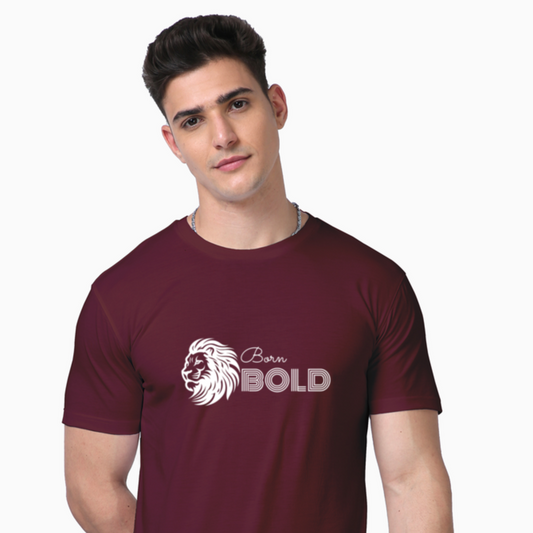 Born Bold | Men Round Neck Half Sleeve T-shirt