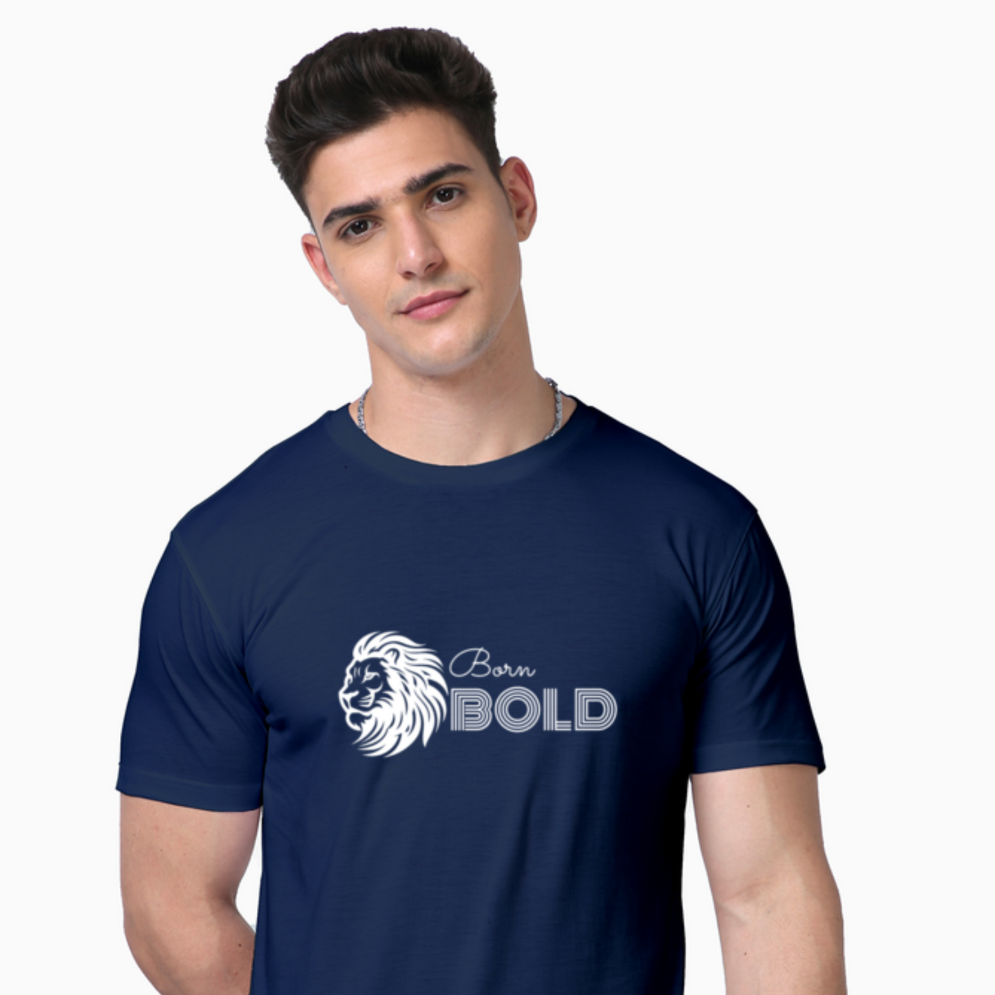 Born Bold | Men Round Neck Half Sleeve T-shirt