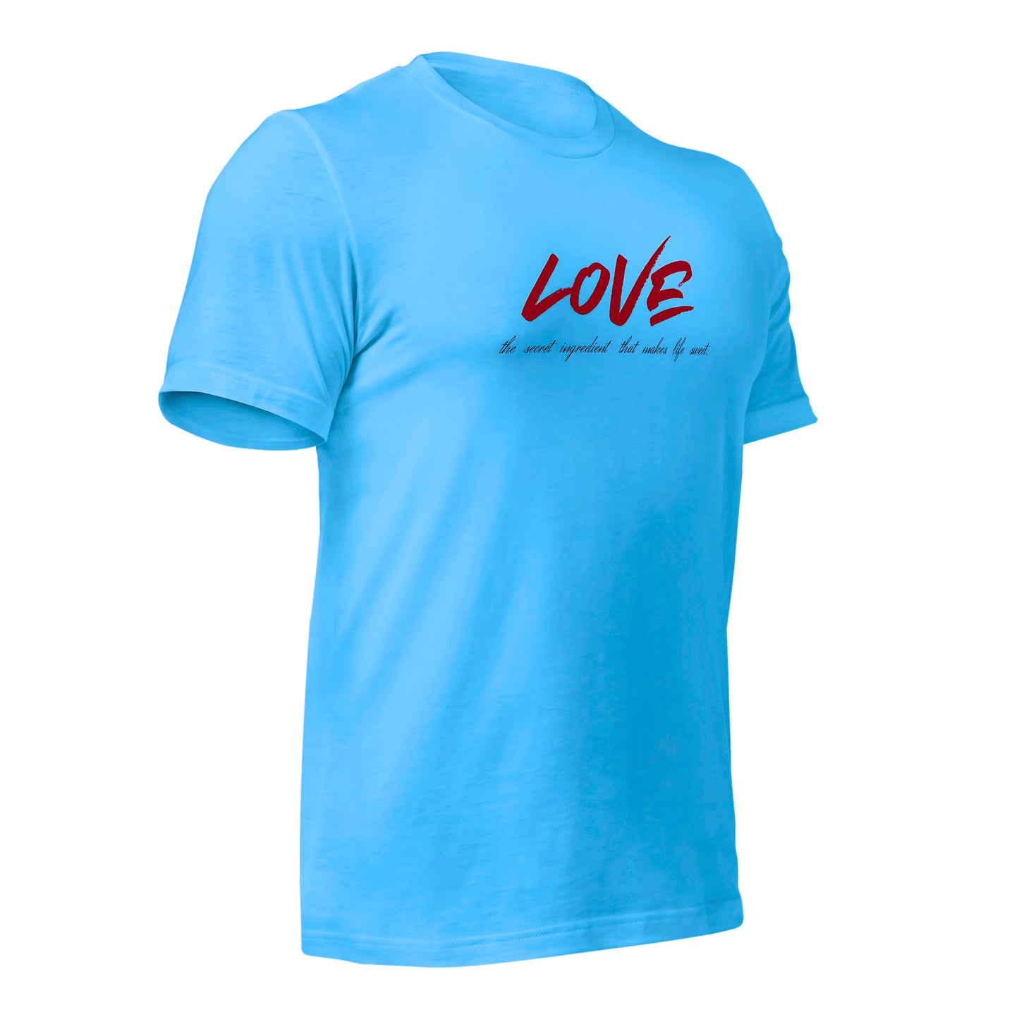 Love Secret Ingredient | Men Round Neck Half Sleeve T-shirt