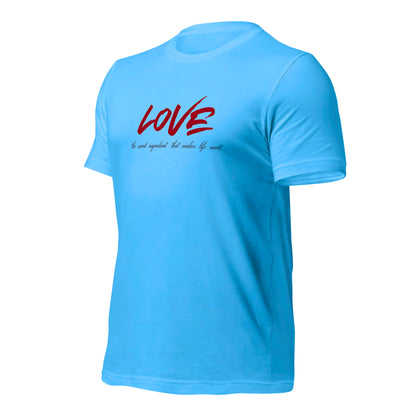 Love Secret Ingredient | Men Round Neck Half Sleeve T-shirt