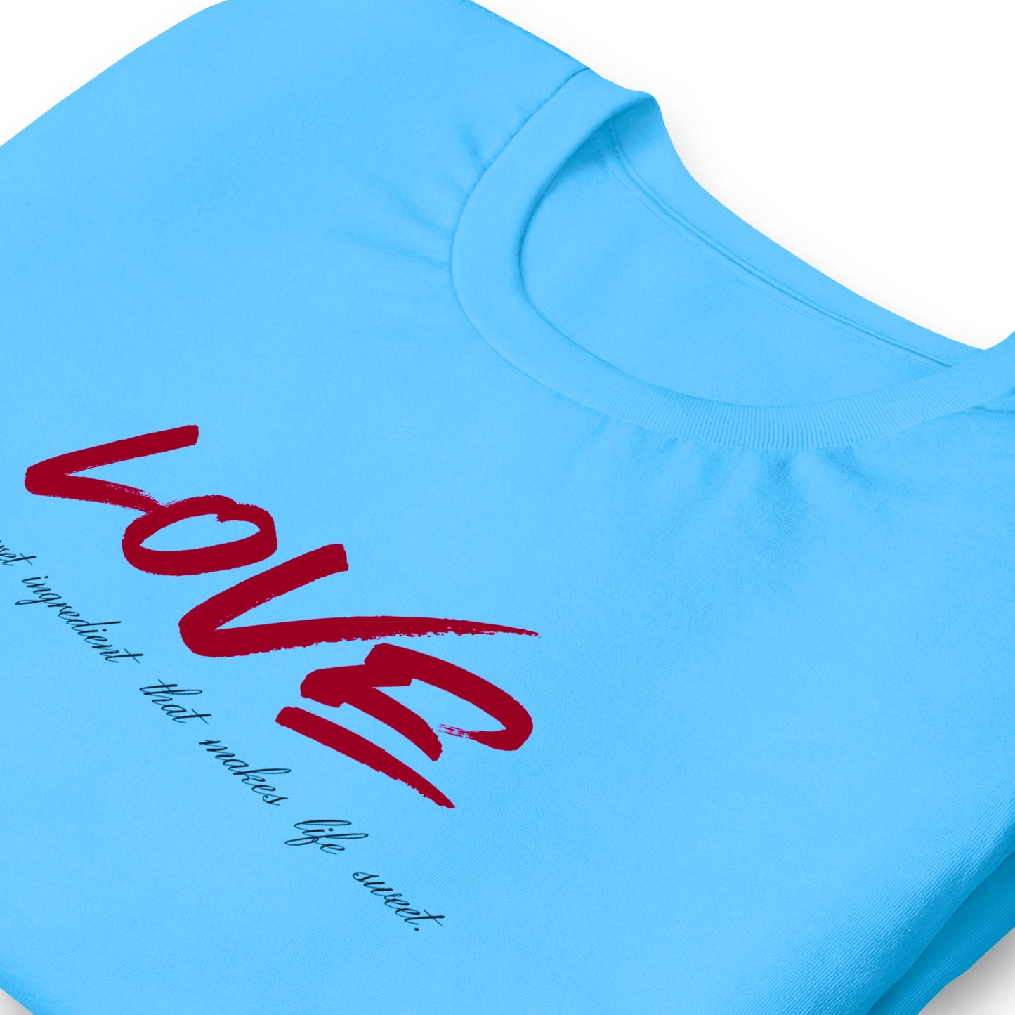 Love Secret Ingredient | Men Round Neck Half Sleeve T-shirt