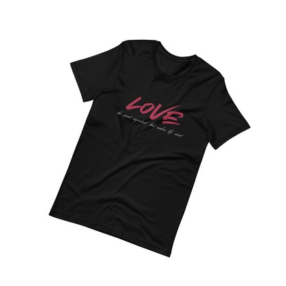 Love Secret Ingredient | Unisex Round Neck Half Sleeve T-shirt