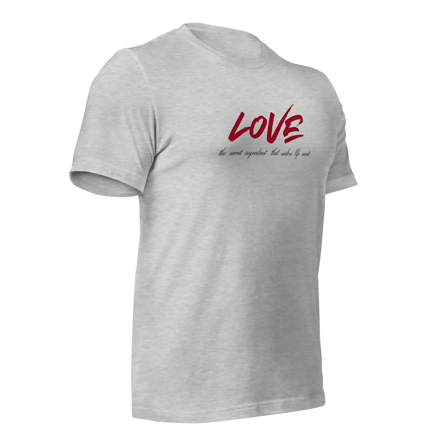 Love Secret Ingredient | Men Round Neck Half Sleeve T-shirt