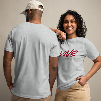 Love Secret Ingredient | Unisex Round Neck Half Sleeve T-shirt