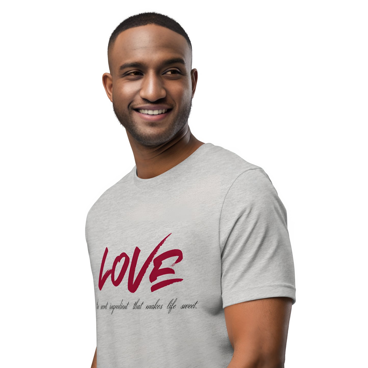 Love Secret Ingredient | Unisex Round Neck Half Sleeve T-shirt