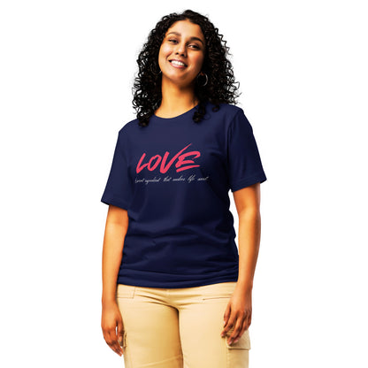 Love Secret Ingredient | Unisex Round Neck Half Sleeve T-shirt