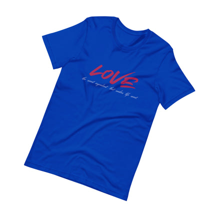 Love Secret Ingredient | Unisex Round Neck Half Sleeve T-shirt