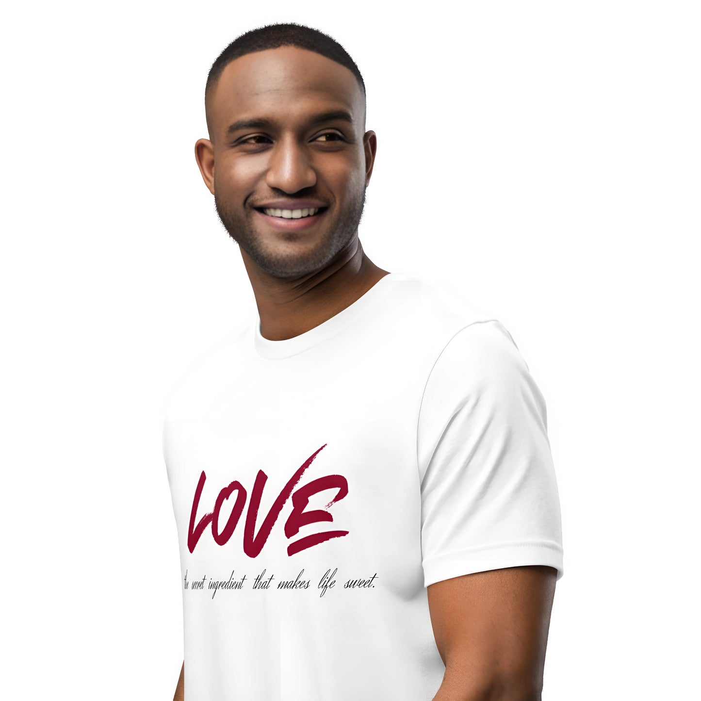 Love Secret Ingredient | Unisex Round Neck Half Sleeve T-shirt