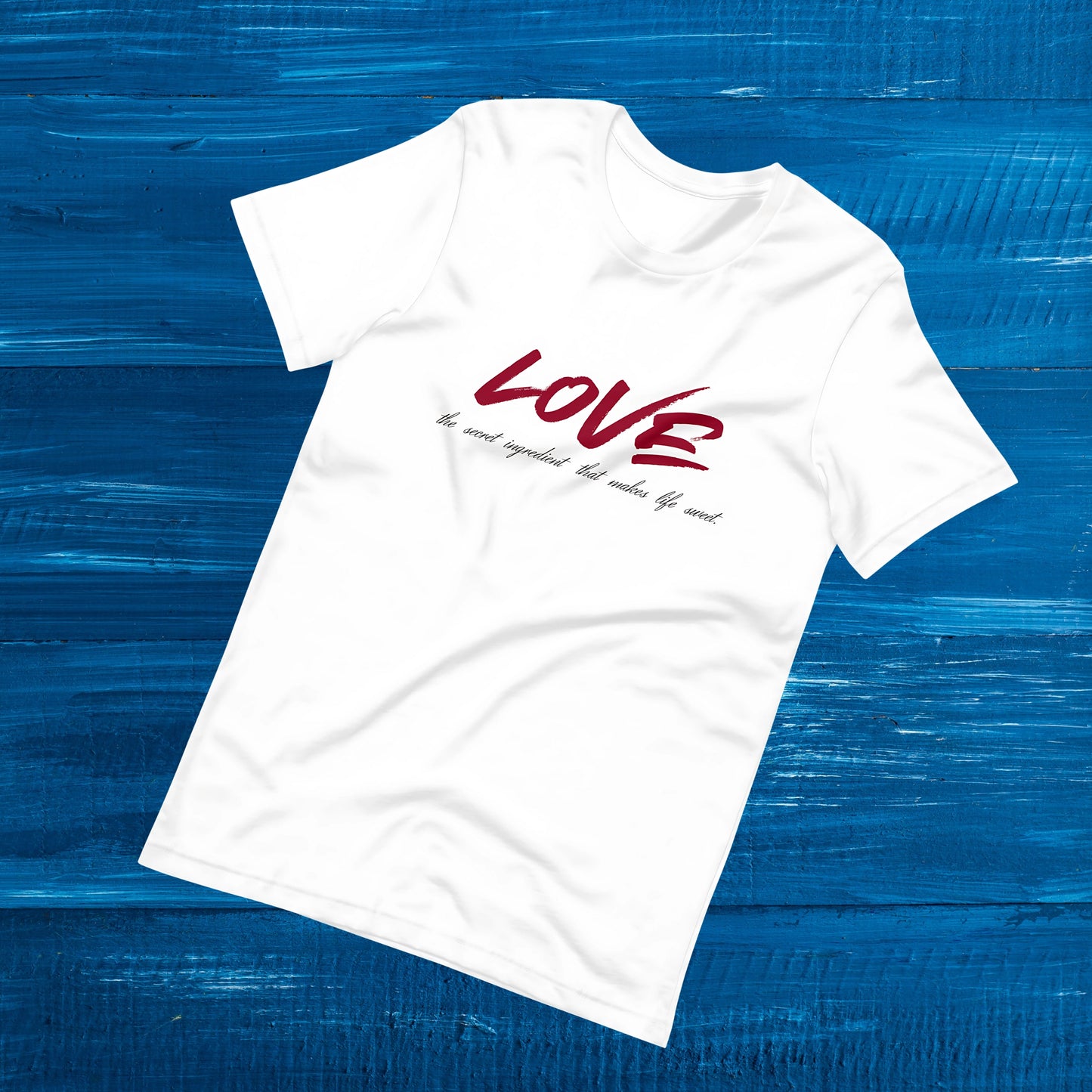 Love Secret Ingredient | Unisex Round Neck Half Sleeve T-shirt