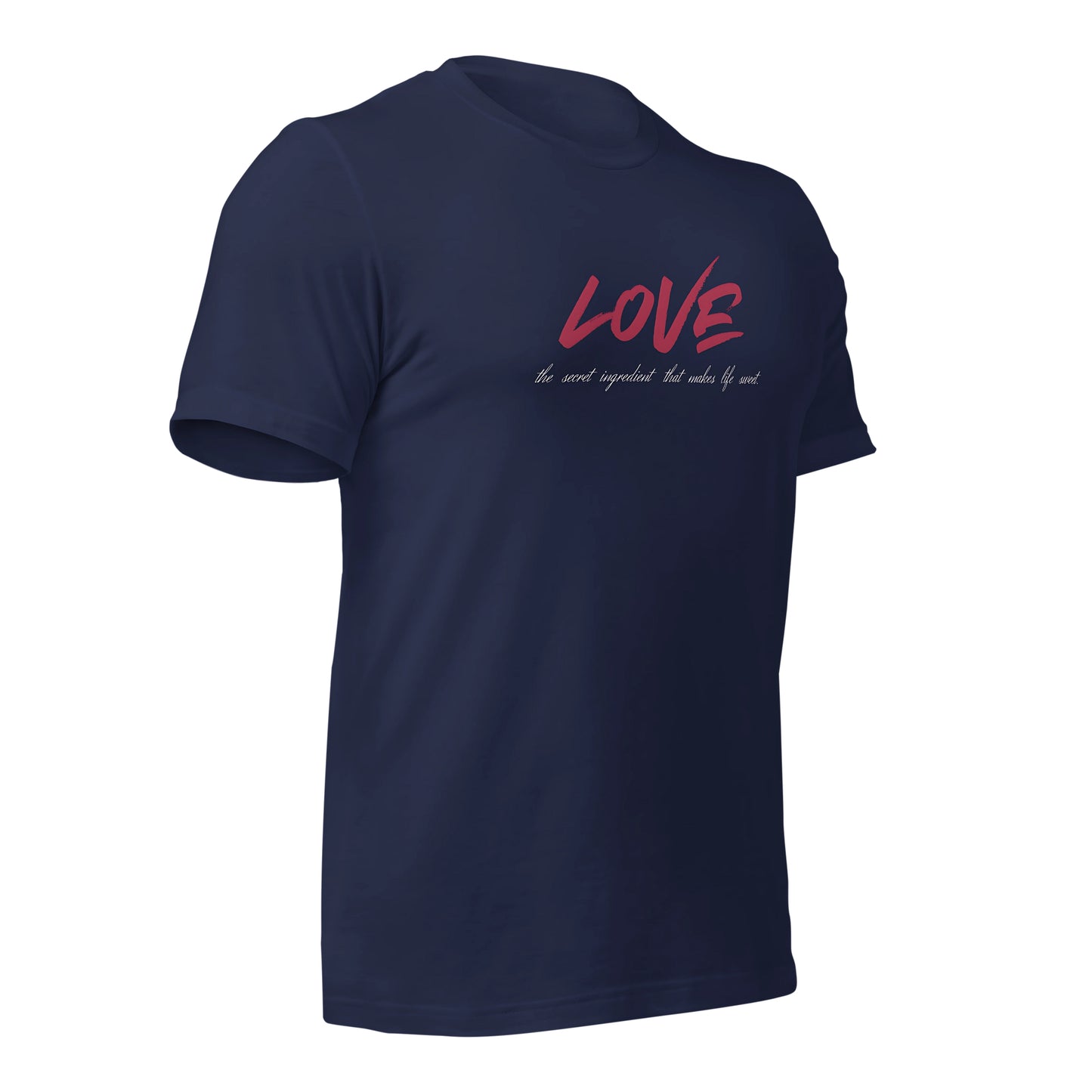 Love Secret Ingredient | Men Round Neck Half Sleeve T-shirt