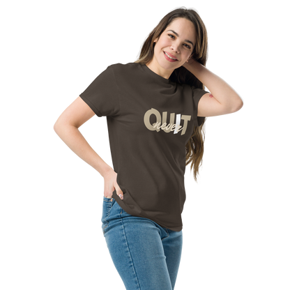 I Never Quit | Women Round Neck Half Sleeve T-shirt