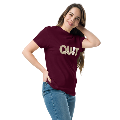 I Never Quit | Women Round Neck Half Sleeve T-shirt