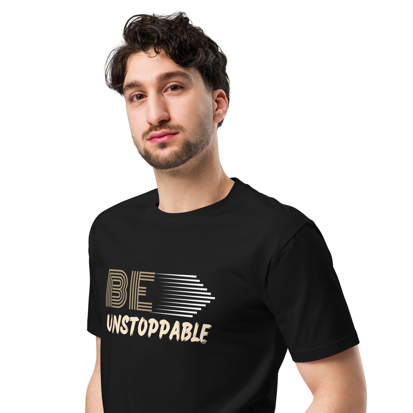 Be Unstoppable | Men Round Neck Half Sleeve T-shirt