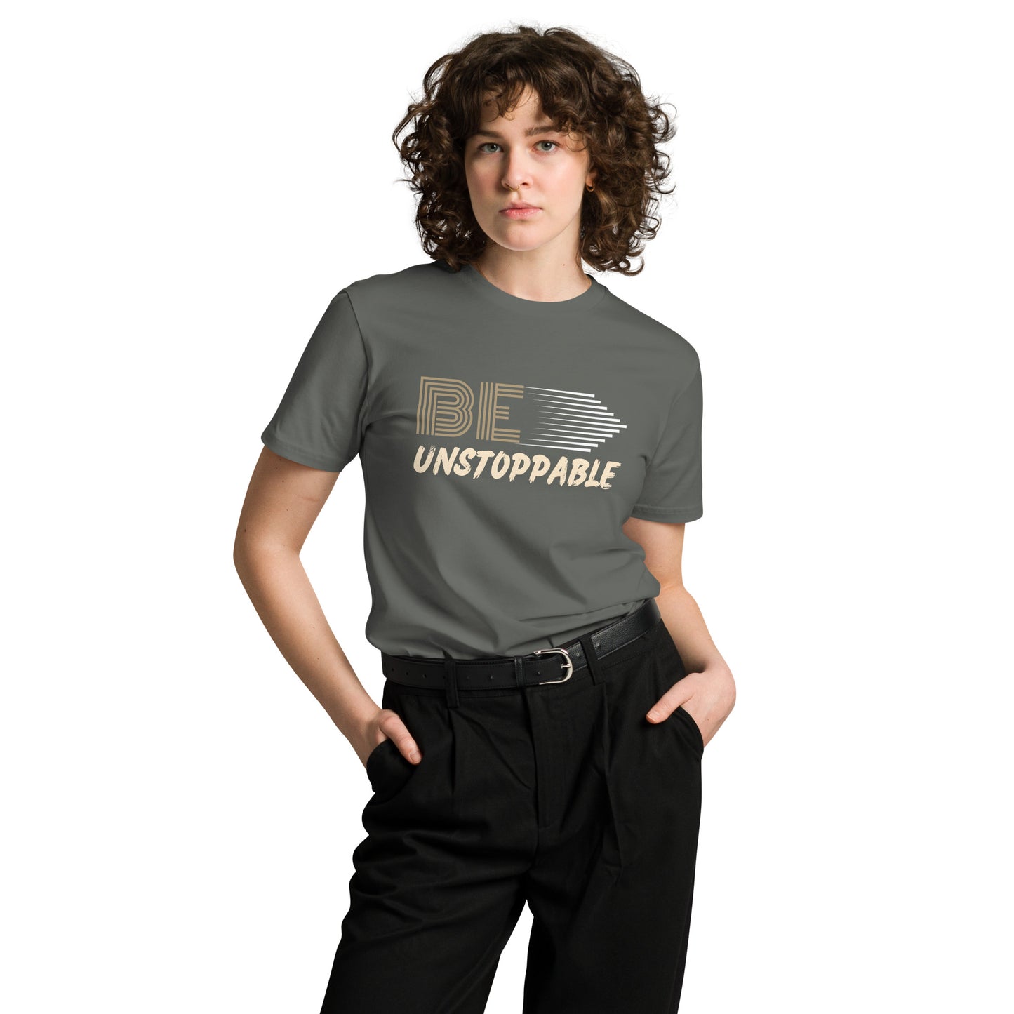 Be Unstoppable | Women Round Neck Half Sleeve T-shirt