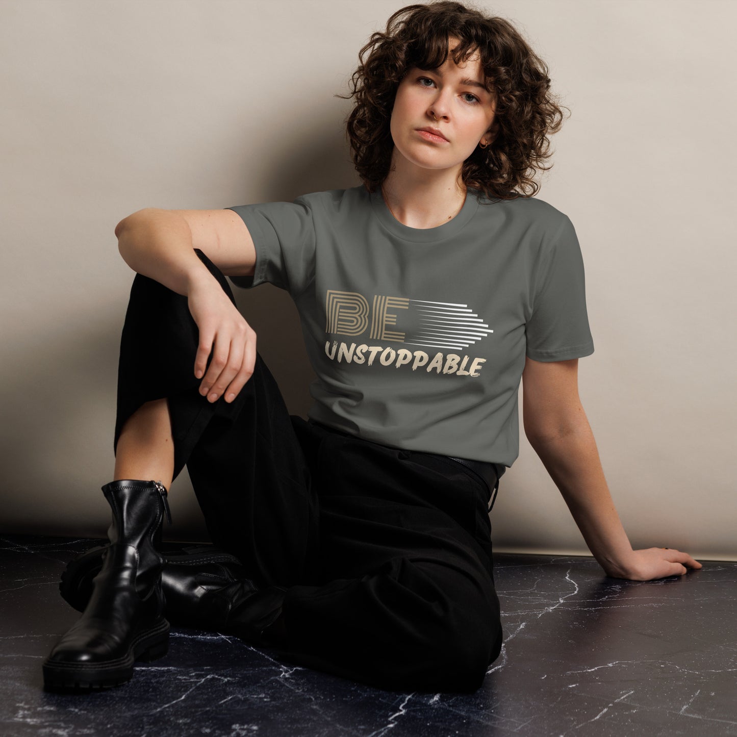 Be Unstoppable | Women Round Neck Half Sleeve T-shirt