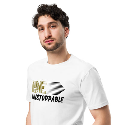 Be Unstoppable | Men Round Neck Half Sleeve T-shirt