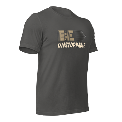 Be Unstoppable | Men Round Neck Half Sleeve T-shirt