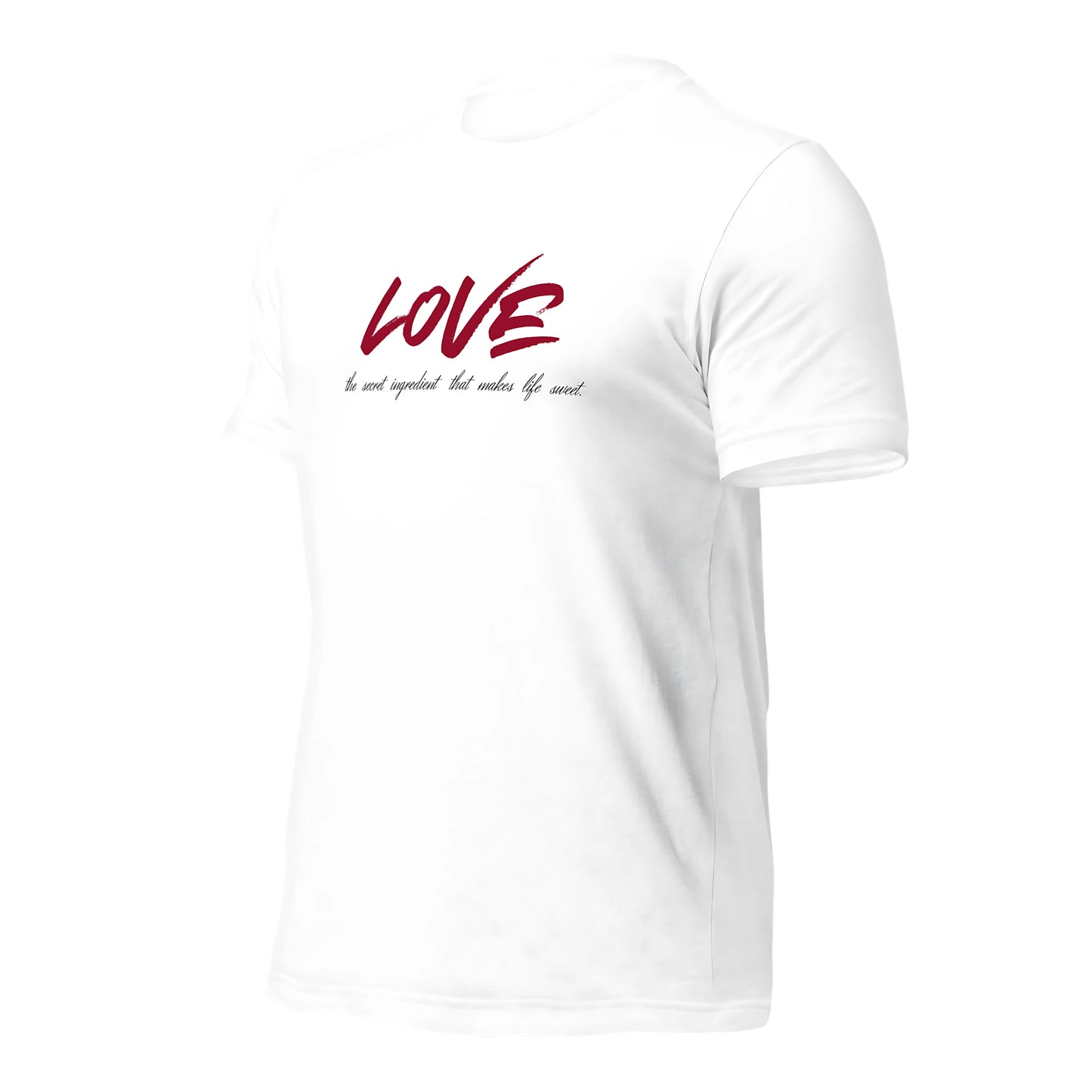 Love Secret Ingredient | Men Round Neck Half Sleeve T-shirt